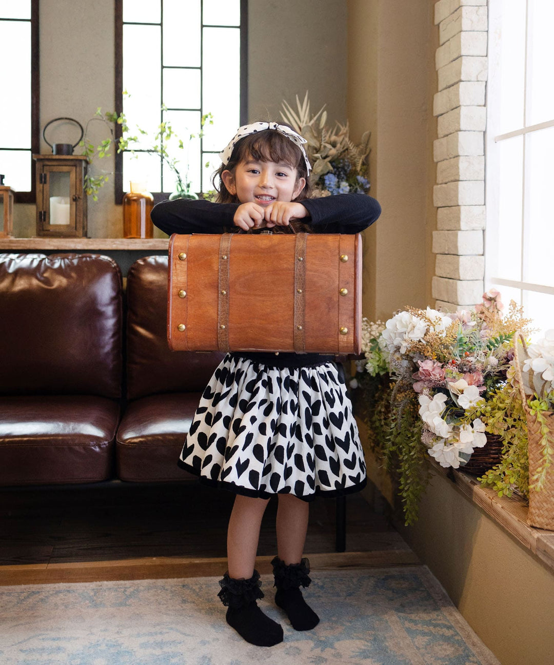 アゲハ ハート柄スカート
