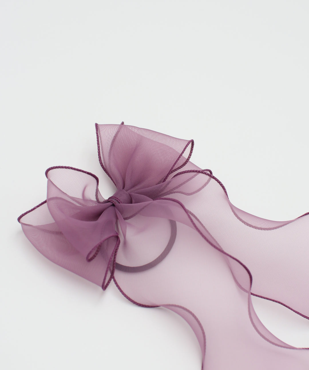 アンジュ リボン ヘアゴム(5color)