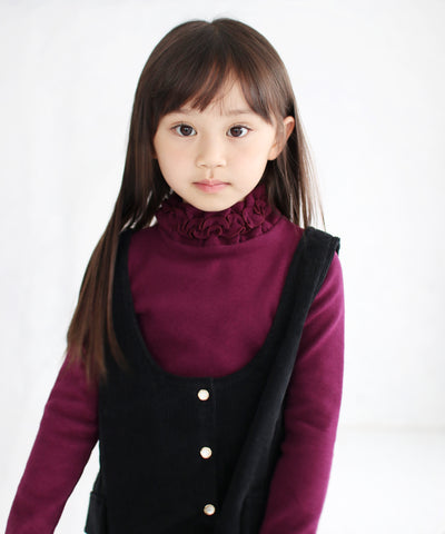 ミント ジャンパースカート (3color) BLACK - Rora