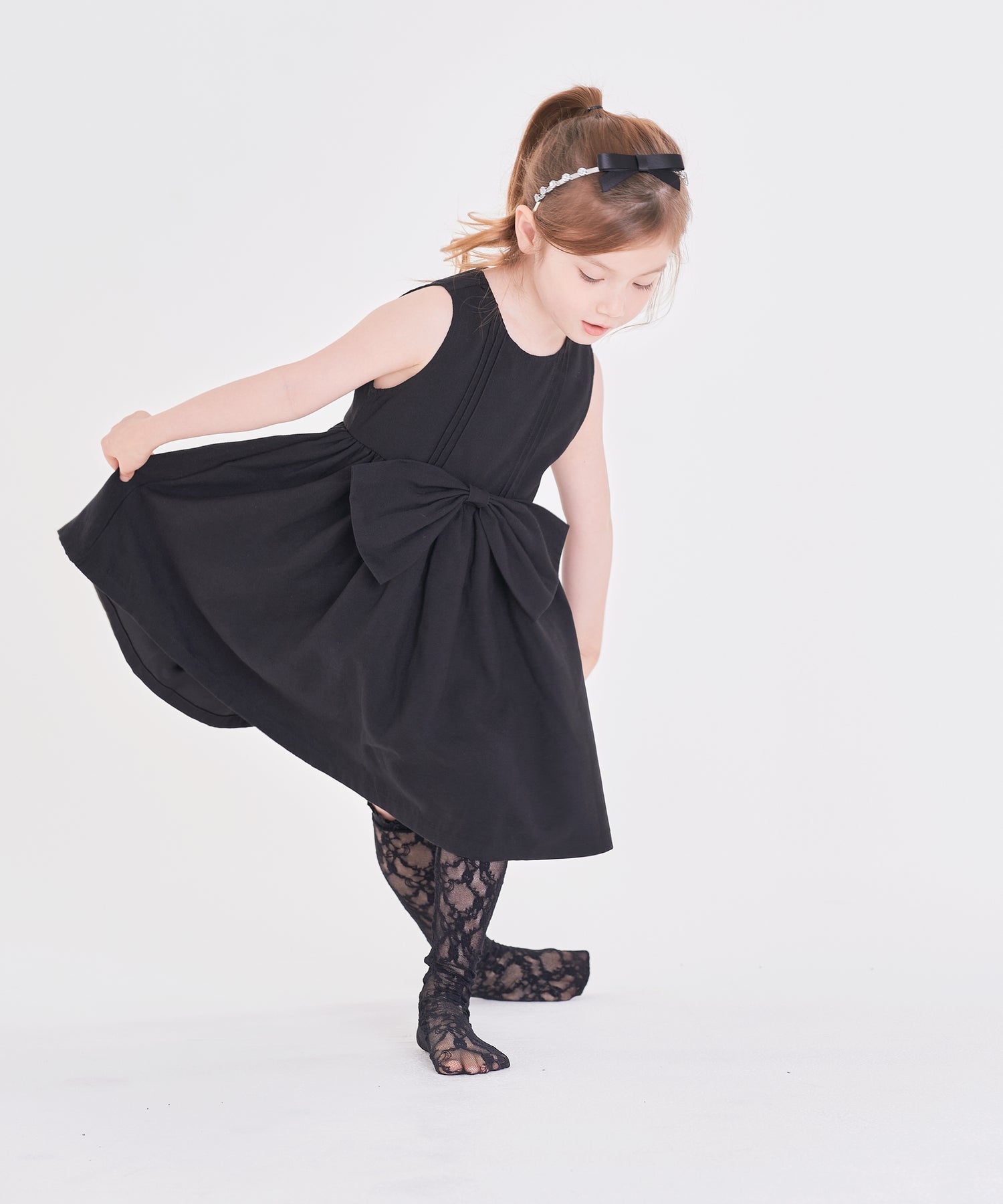 アマンダ ドレス ワンピース BLACK– Rora