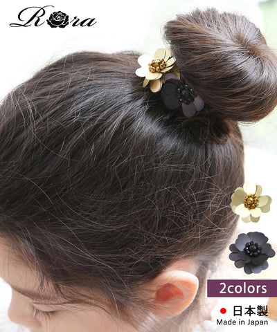 【日本製】しずく ヘアゴム (2colors) - Rora