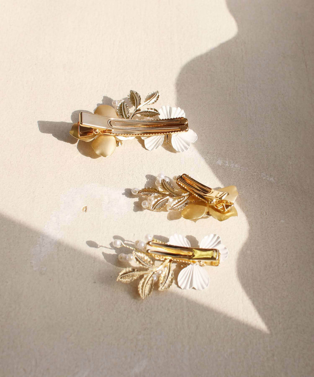 ローレン 花冠 ヘアクリップセット (3個セット)