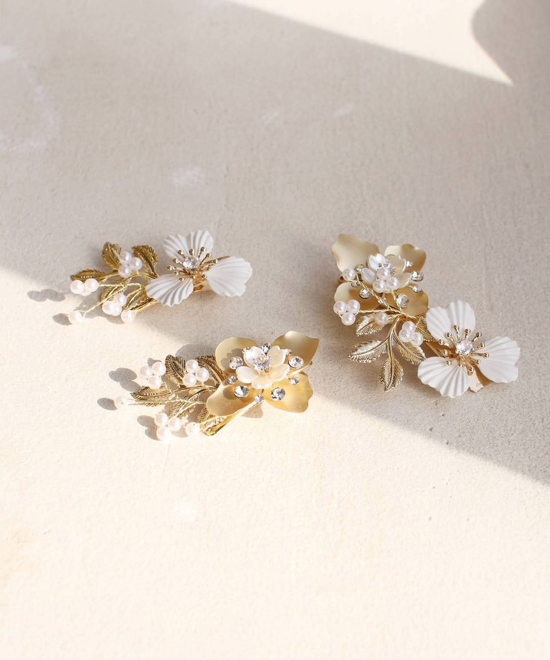 ローレン 花冠 ヘアクリップセット (3個セット)