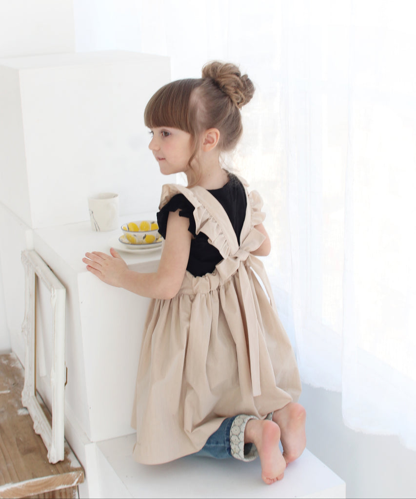 ミンゴ エプロン ドレス (2color) 撥水加工